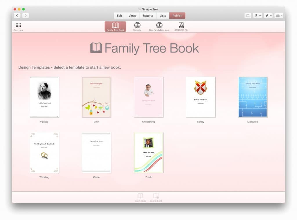 family tree software for mac